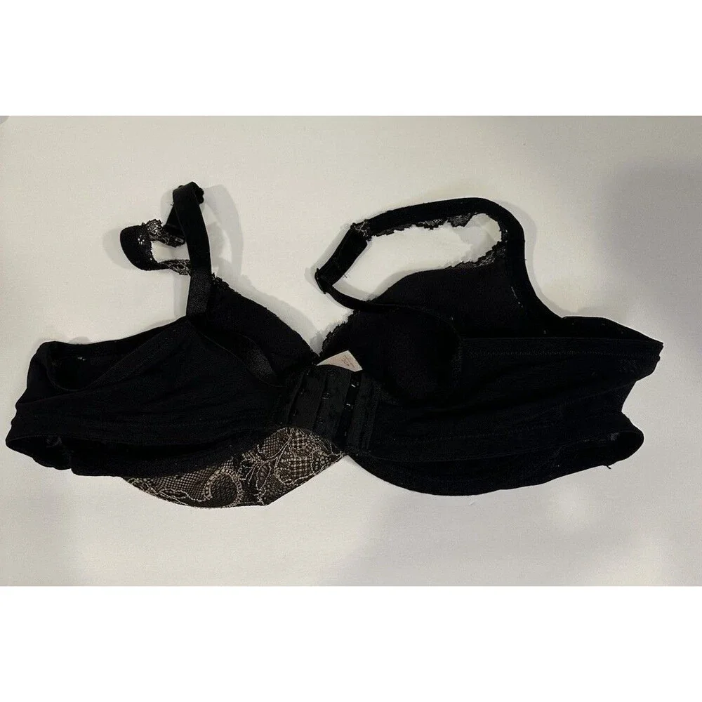 Cacique Bra 40C Plunge Lace over Sexy Lane Bryant - Picture 3 of 15